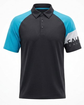 Callaway Modern Traveler Premium Mixed Texture męskie polo, anthracite