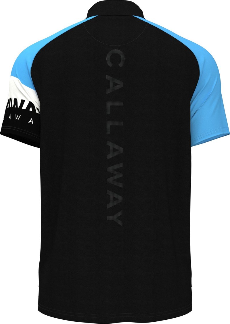 Callaway Modern Traveler Premium Mixed Texture męskie polo, anthracite