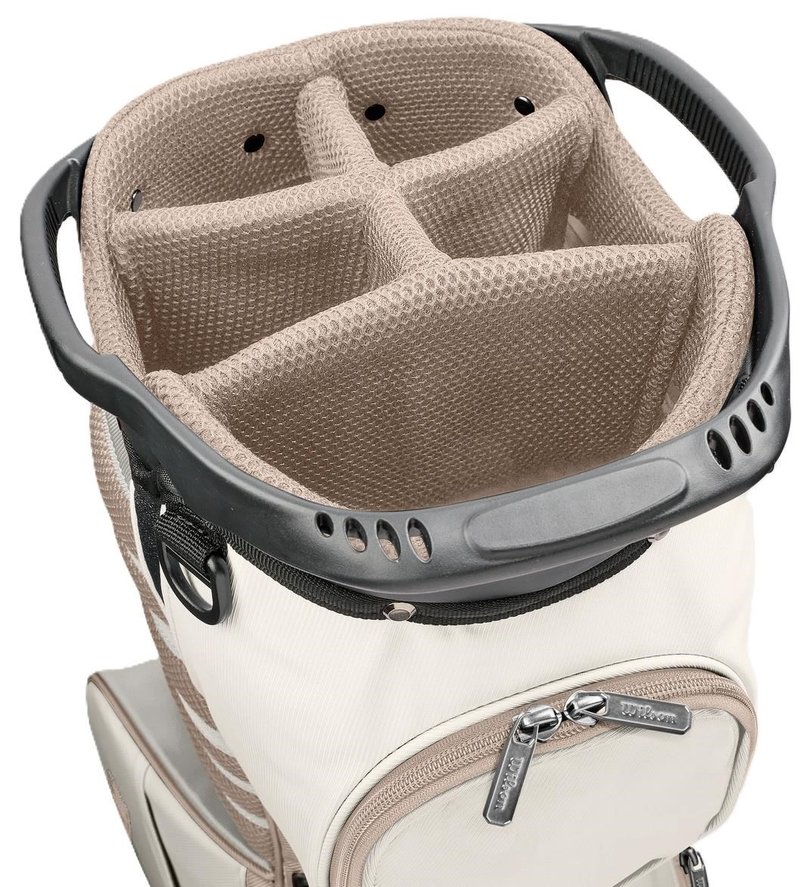 Wilson Aurora damski stand bag, biały/beżowy