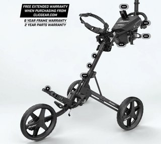 Clicgear 4.5 wózek golfowy, czarny