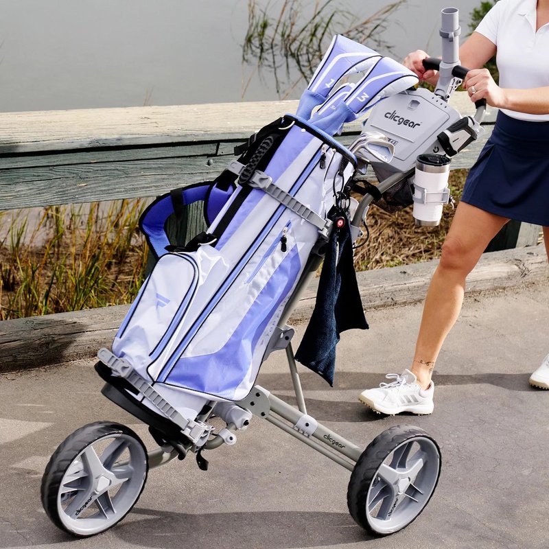 Clicgear 4.5 wózek golfowy, granatowy
