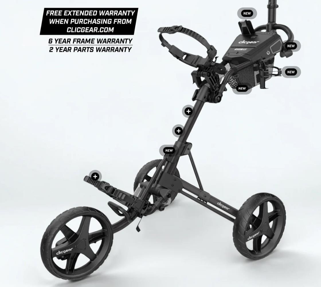 Clicgear 4.5 wózek golfowy, granatowy