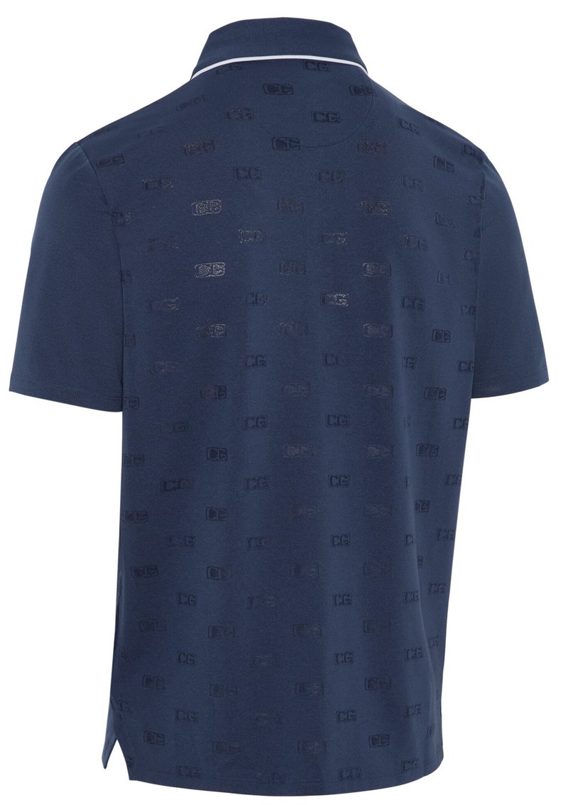 Callaway Mid Century Jacquard męskie polo, medieval blue