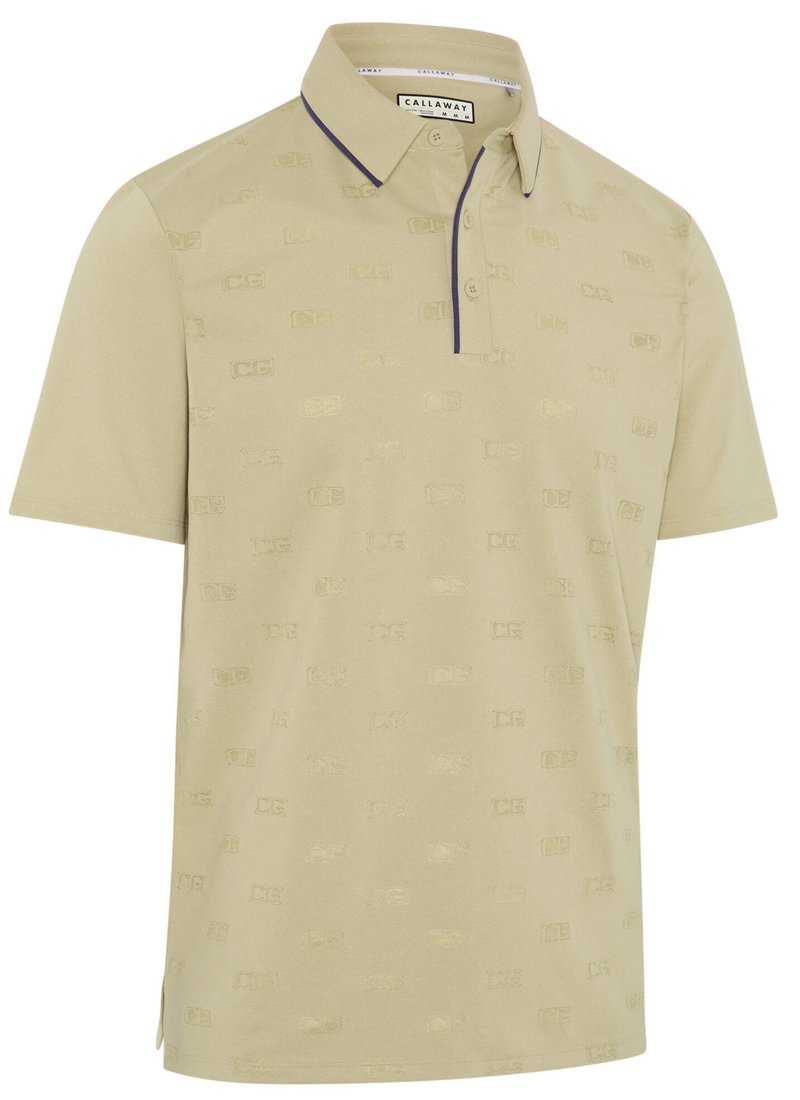 Callaway Mid Century Jacquard męskie polo, fields of rye