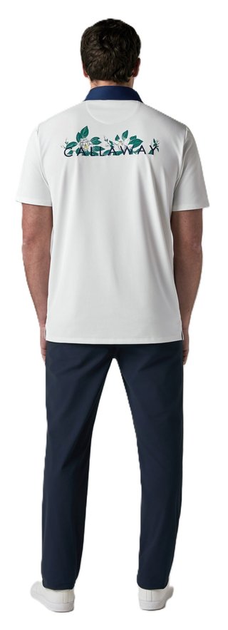 Callaway Mid Century męskie polo, białe