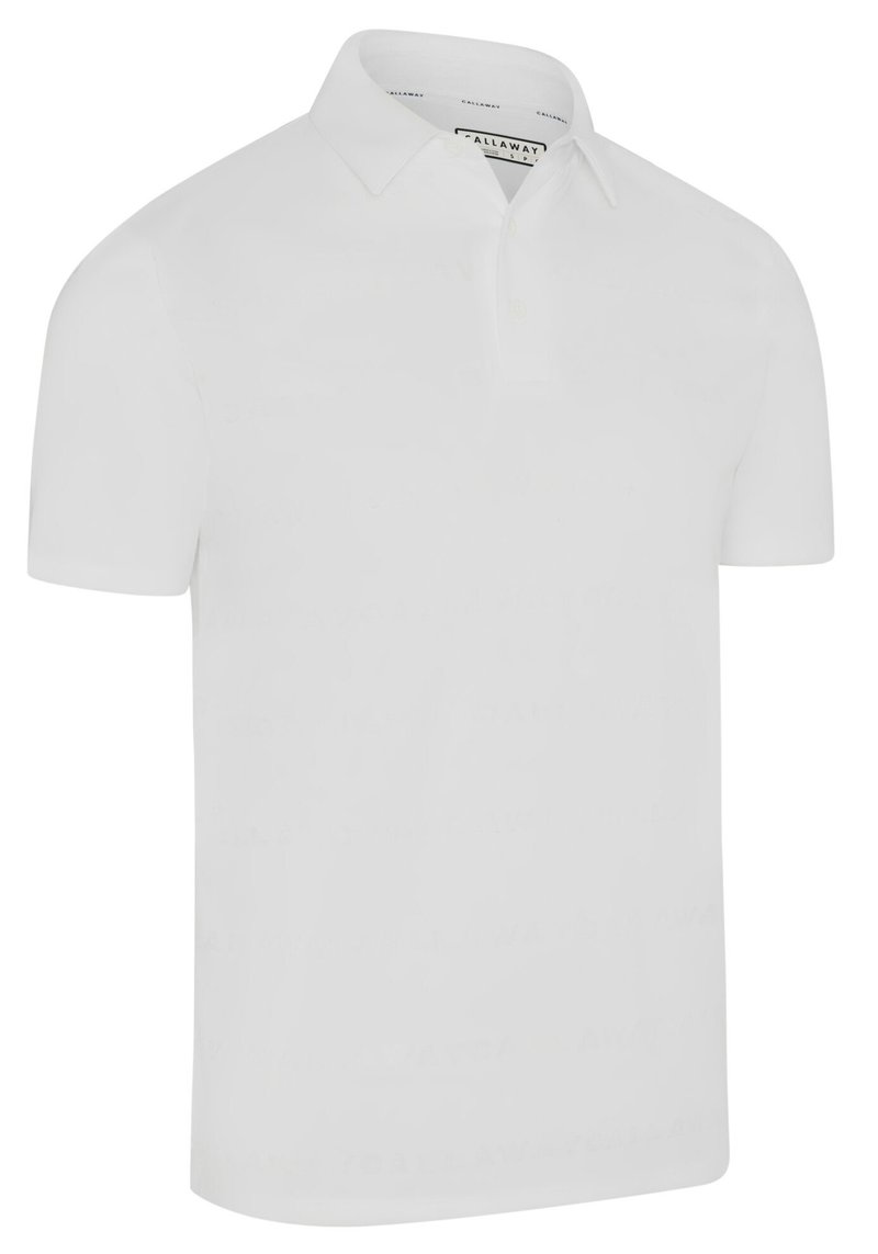 Callaway Mid Century Jacquard męskie polo, białe