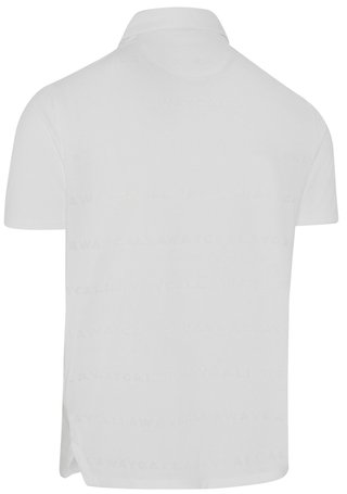 Callaway Mid Century Jacquard męskie polo, białe