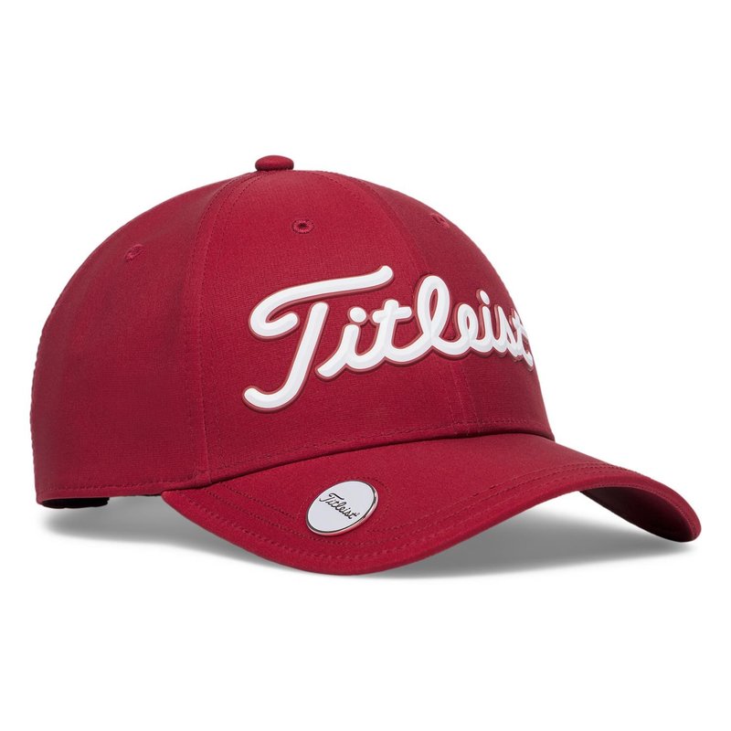 Titleist Players Ball Marker czapka męska, crimson