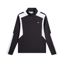 J.Lindeberg Lukas Quarter Zip Mid Layer męska bluza, czarna