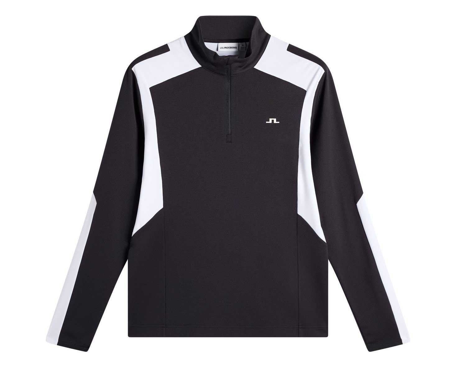 J.Lindeberg Lukas Quarter Zip Mid Layer męska bluza, czarna