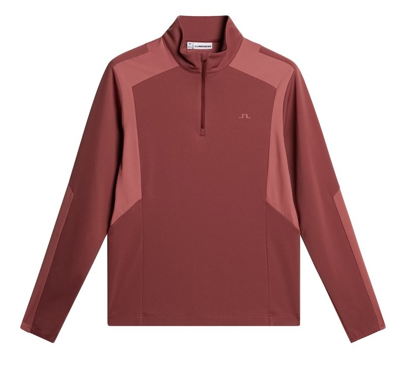 J.Lindeberg Lukas Quarter Zip Mid Layer męska bluza, apple butter