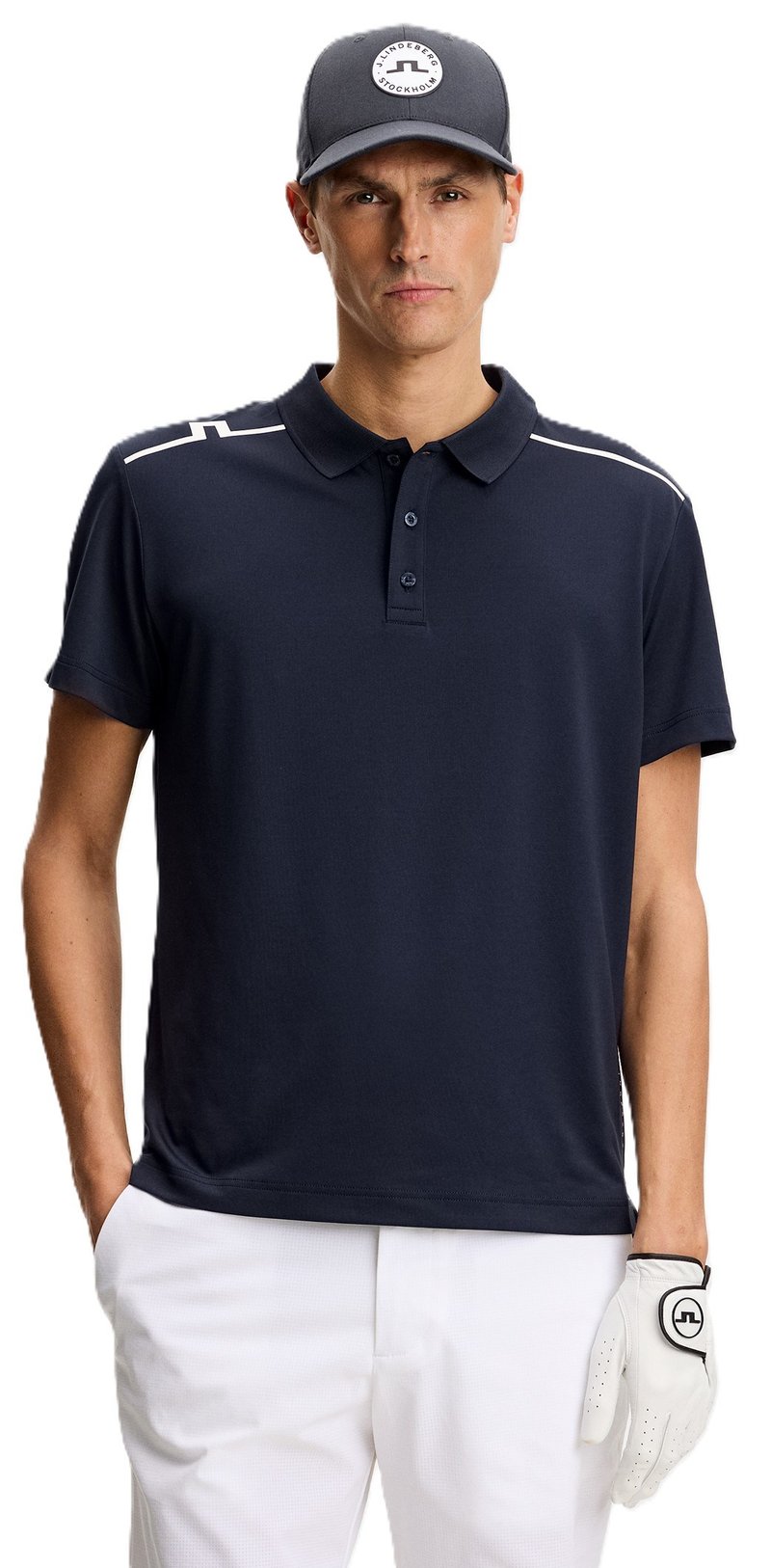 J.Lindeberg Lionel męskie polo, JL Navy