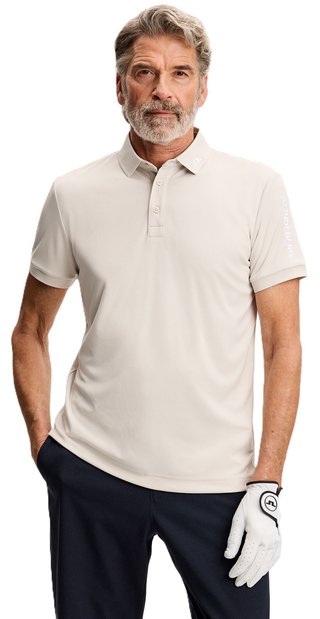 J.Lindeberg Tour Tech Slim Fit męskie polo, moonbeam
