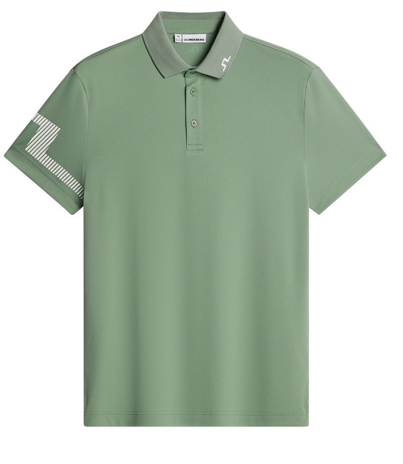 J.Lindeberg Heath męskie polo, hedge green