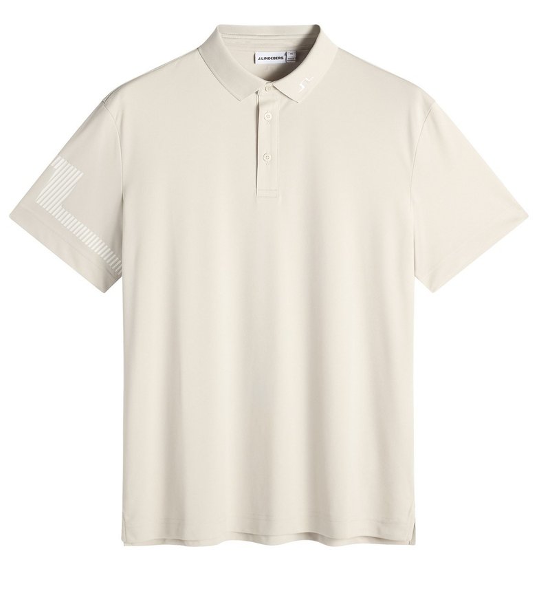 J.Lindeberg Heath męskie polo, moonbeam