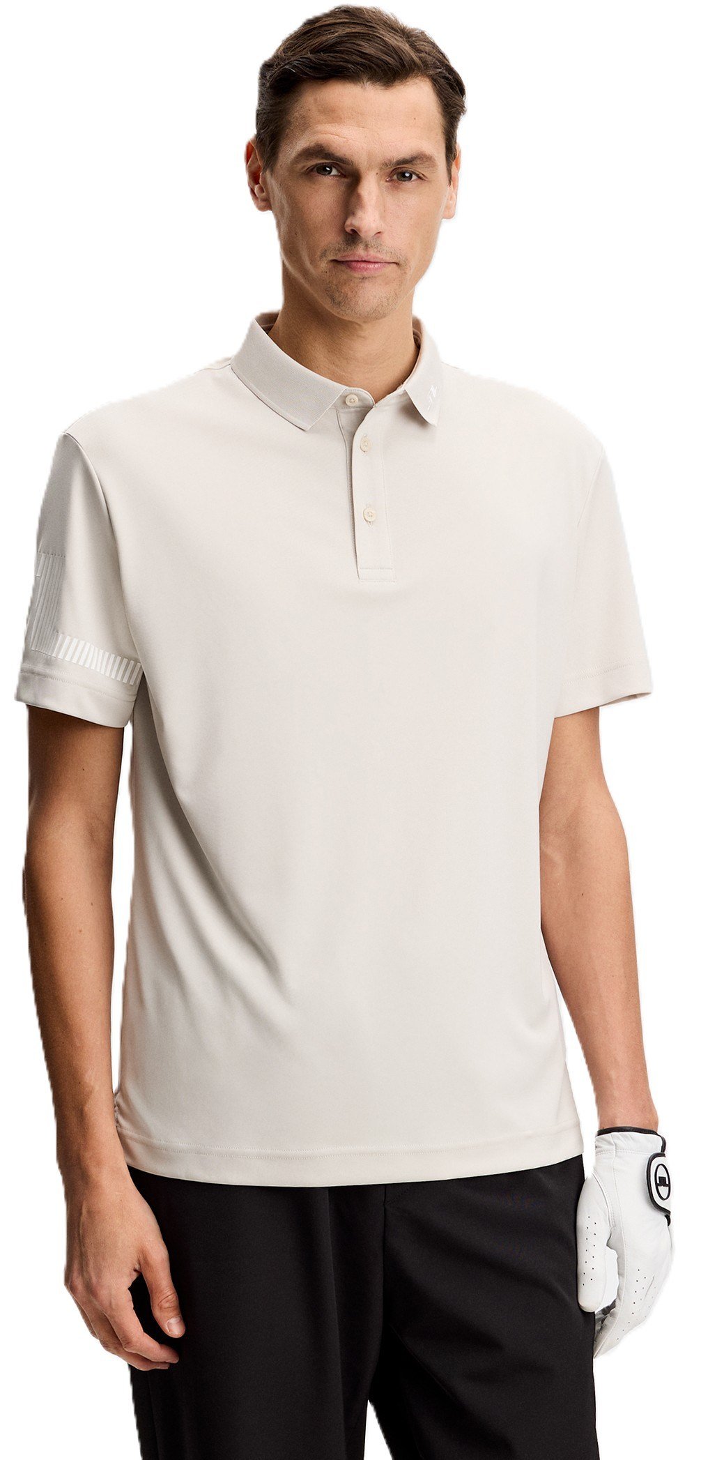 J.Lindeberg Heath męskie polo, moonbeam