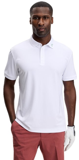 J.Lindeberg KV Print męskie polo, paradise hedge green