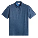 J.Lindeberg Tod Print męskie polo, flight bridge navy fed