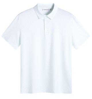 J.Lindeberg Tod Print męskie polo, flight bridge white sky