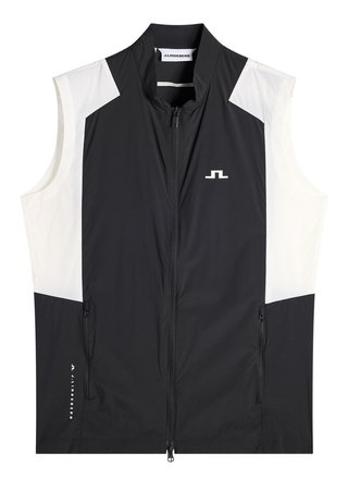J.Lindeberg Jacs Zip męska kamizelka, czarna