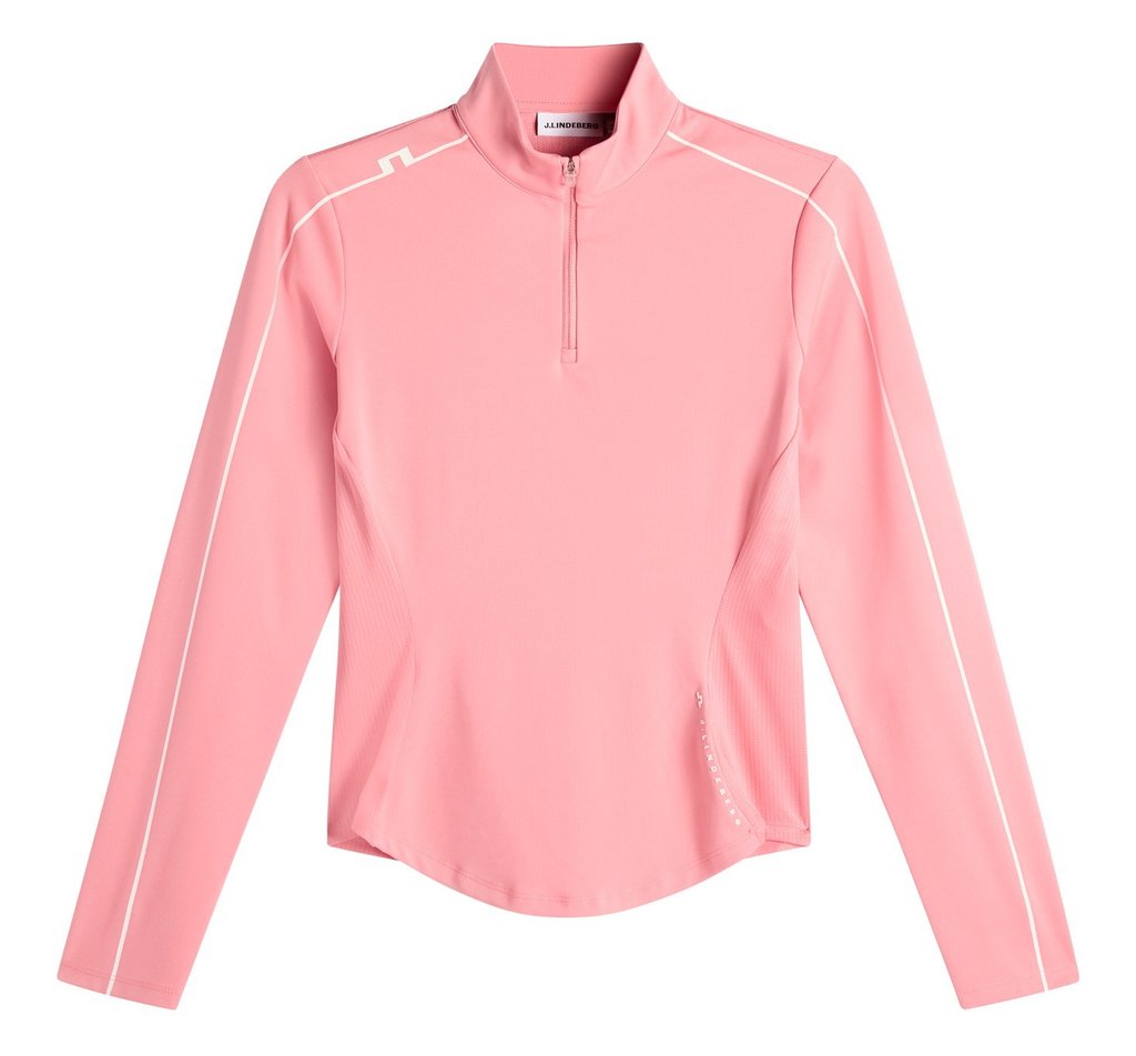 J.Lindeberg Adiola Quarter Zip Mid Layer bluza damska, flamingo plume