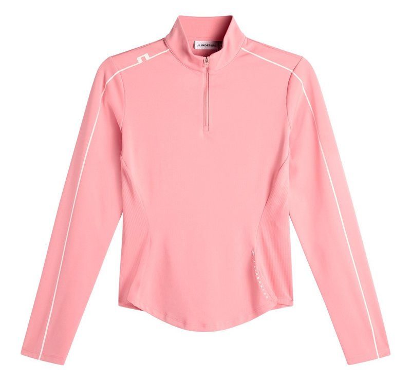 J.Lindeberg Adiola Quarter Zip Mid Layer bluza damska, flamingo plume
