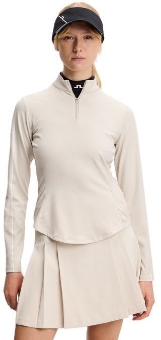 J.Lindeberg Adiola Quarter Zip Mid Layer bluza damska, moonbeam