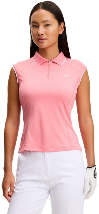 J.Lindeberg Lei damskie polo, flamingo plume