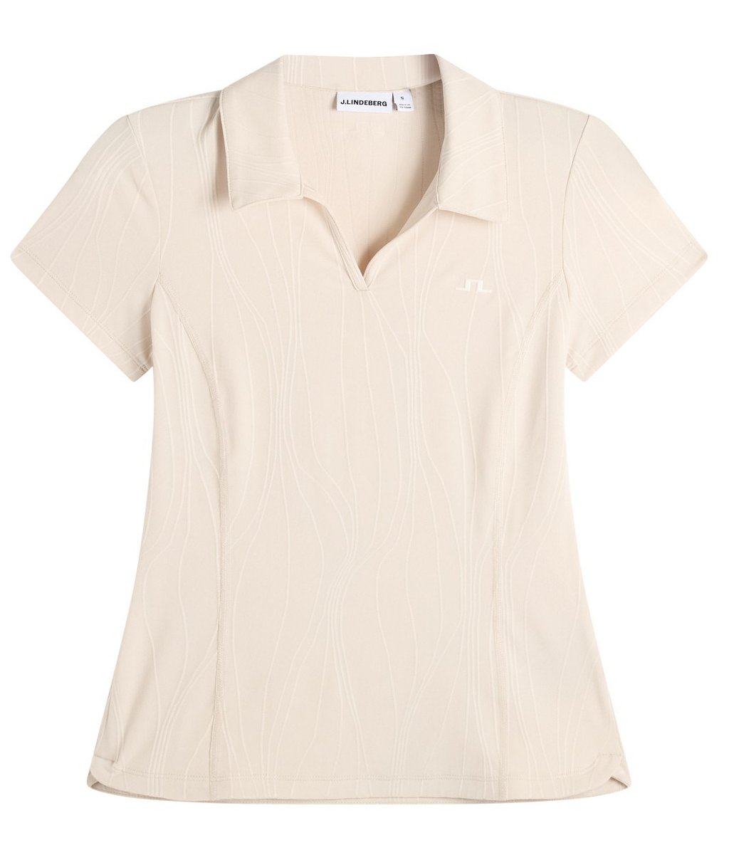 J.Lindeberg Marlie damskie polo, moonbeam