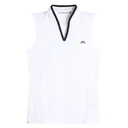 J.Lindeberg Mila Sleeveless damskie polo, białe