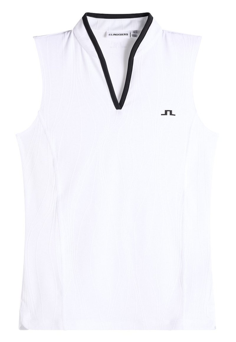 J.Lindeberg Mila Sleeveless damskie polo, białe