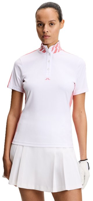 J.Lindeberg Pip damskie polo, białe