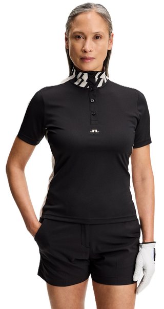 J.Lindeberg Pip damskie polo, czarne
