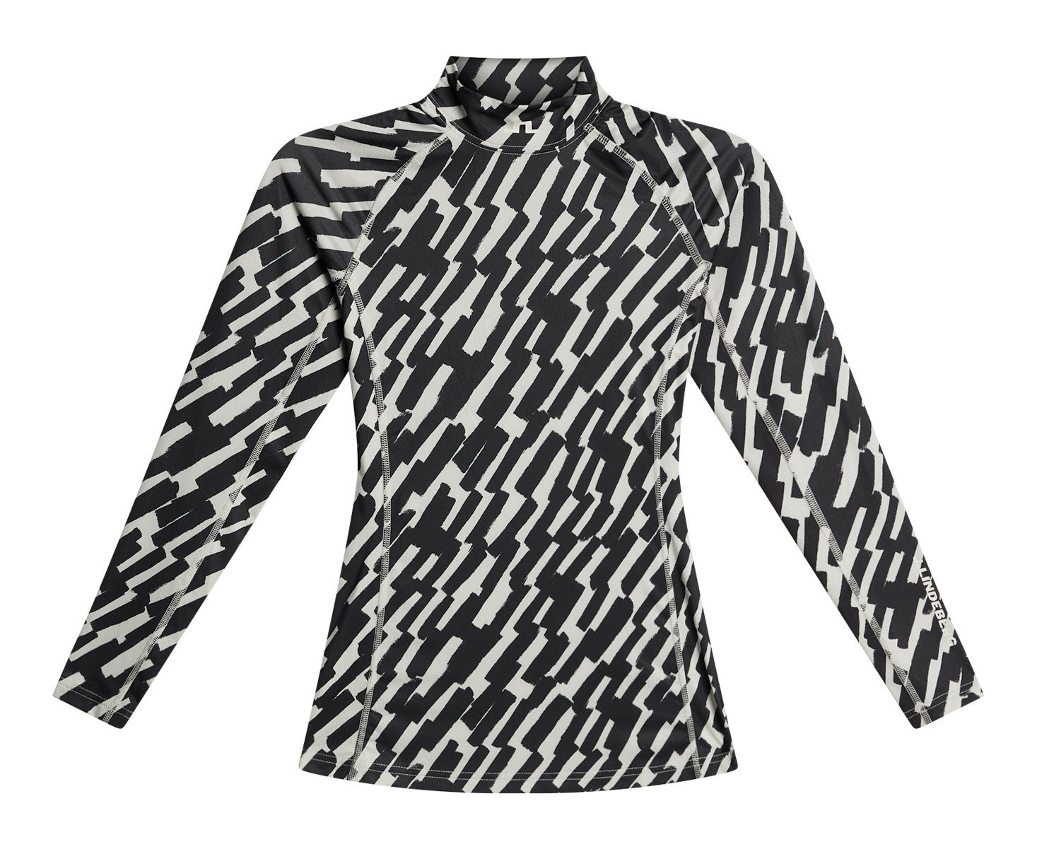 J.Lindeberg Ella Print Soft Compression top damski, oak moonbeam