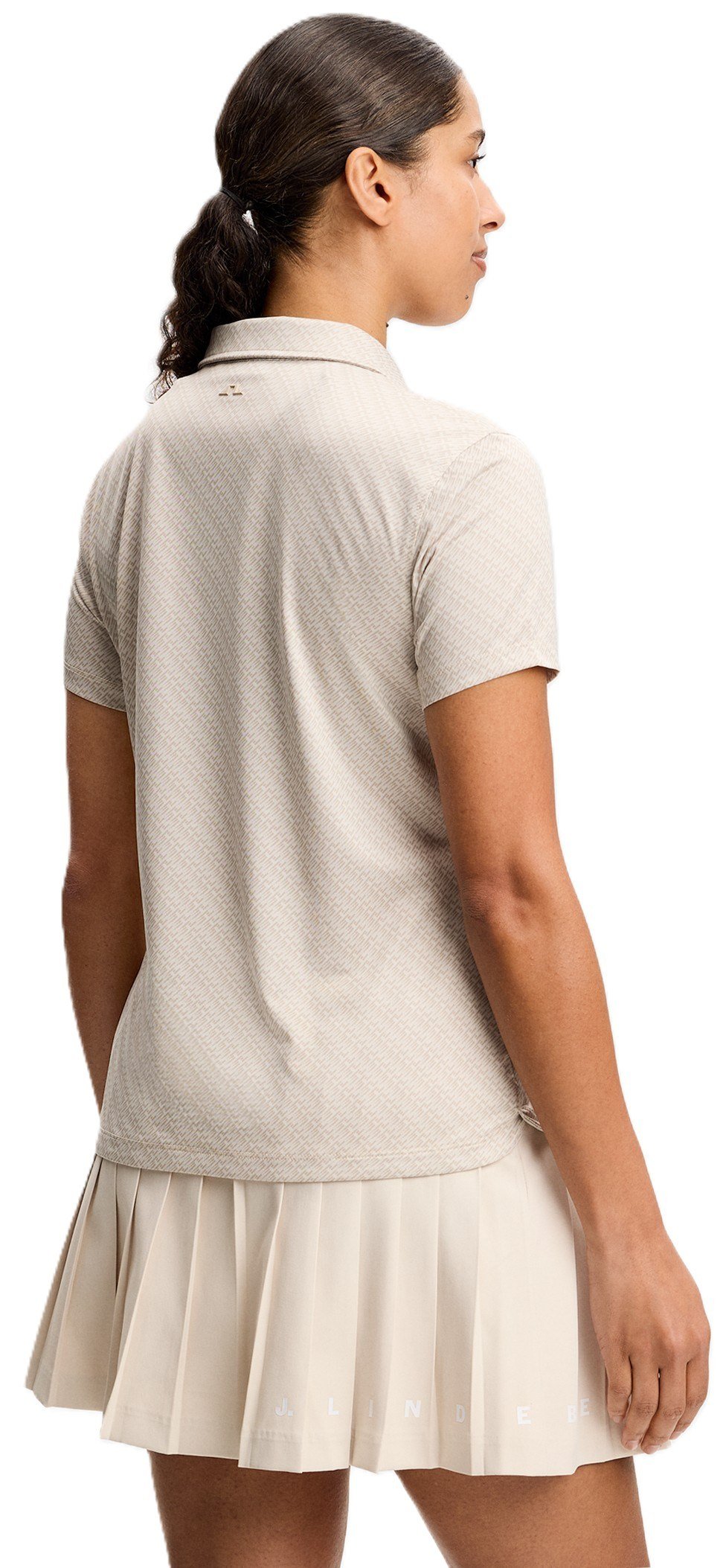 J.Lindeberg Caitlyn damskie polo, flight bridge moonbeam