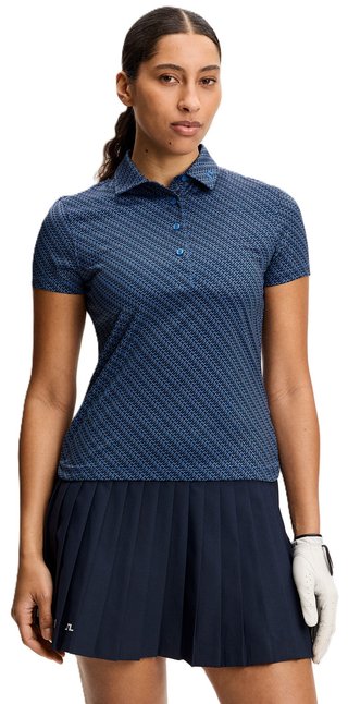 J.Lindeberg Caitlyn damskie polo, flight bridge navy fed