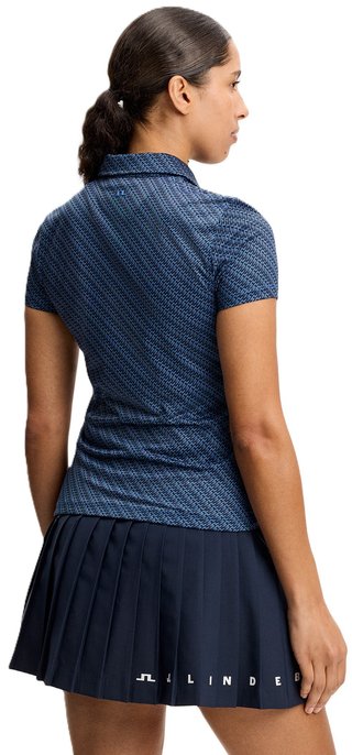 J.Lindeberg Caitlyn damskie polo, flight bridge navy fed