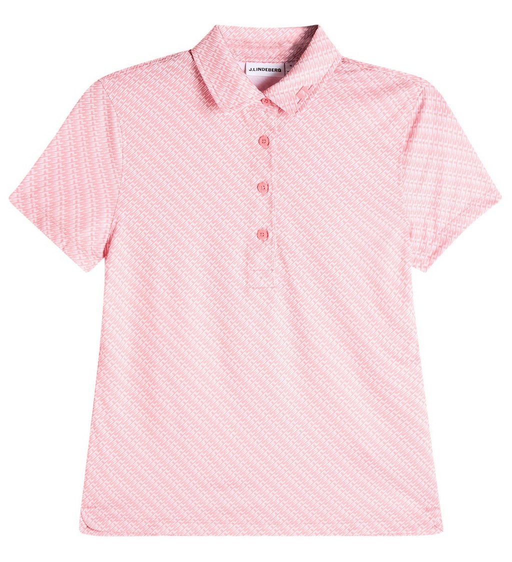 J.Lindeberg Caitlyn damskie polo, flight bridge flamingo