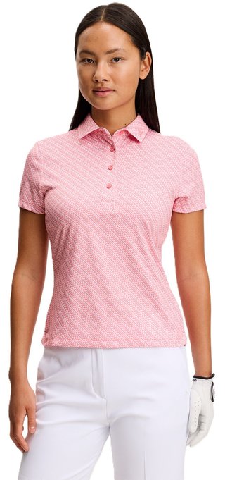 J.Lindeberg Caitlyn damskie polo, flight bridge flamingo