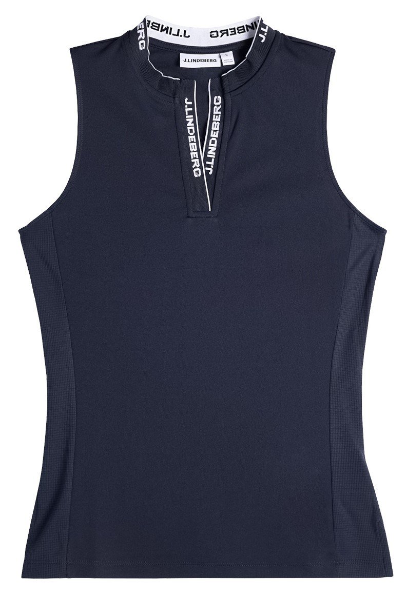 J.Lindeberg Leya Sleeveless damskie polo, JL Navy