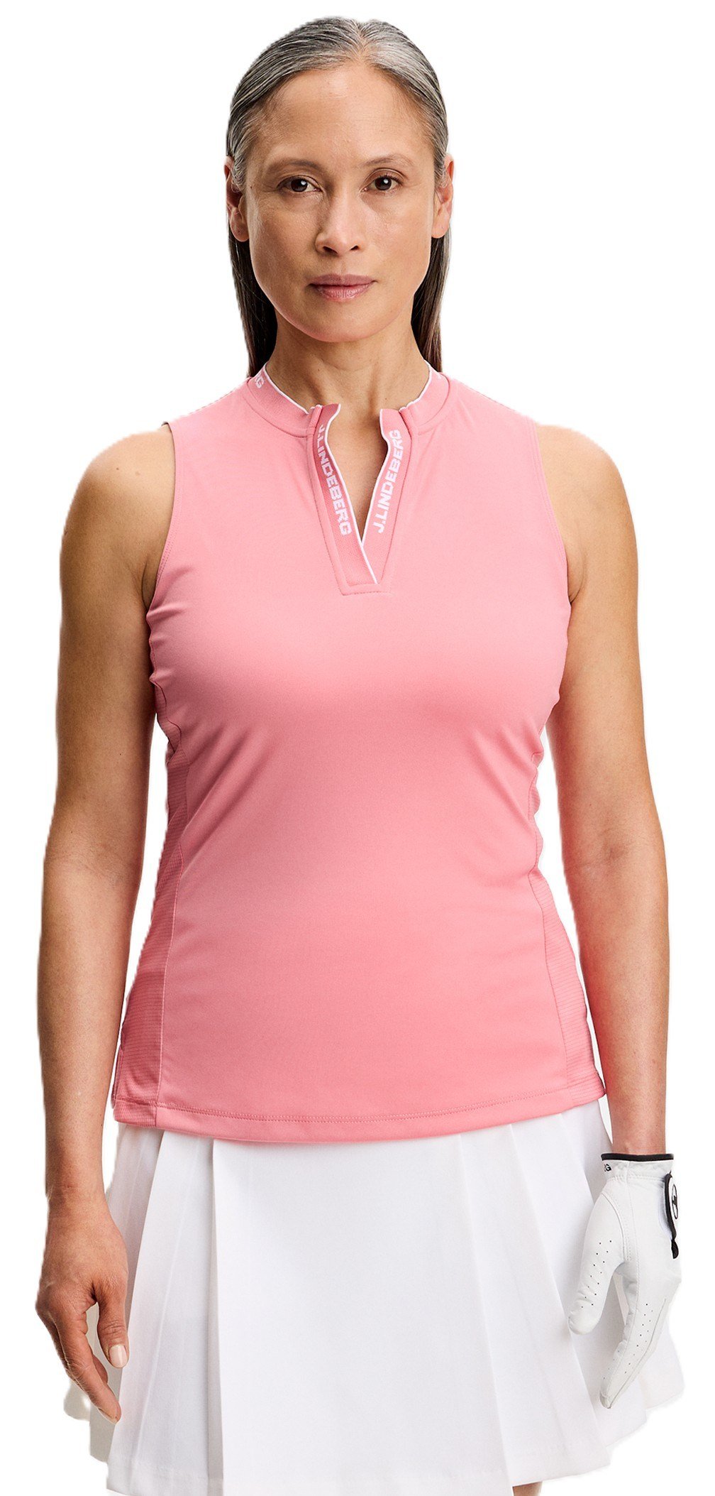 J.Lindeberg Brit spódnica golfowa, flamingo plume