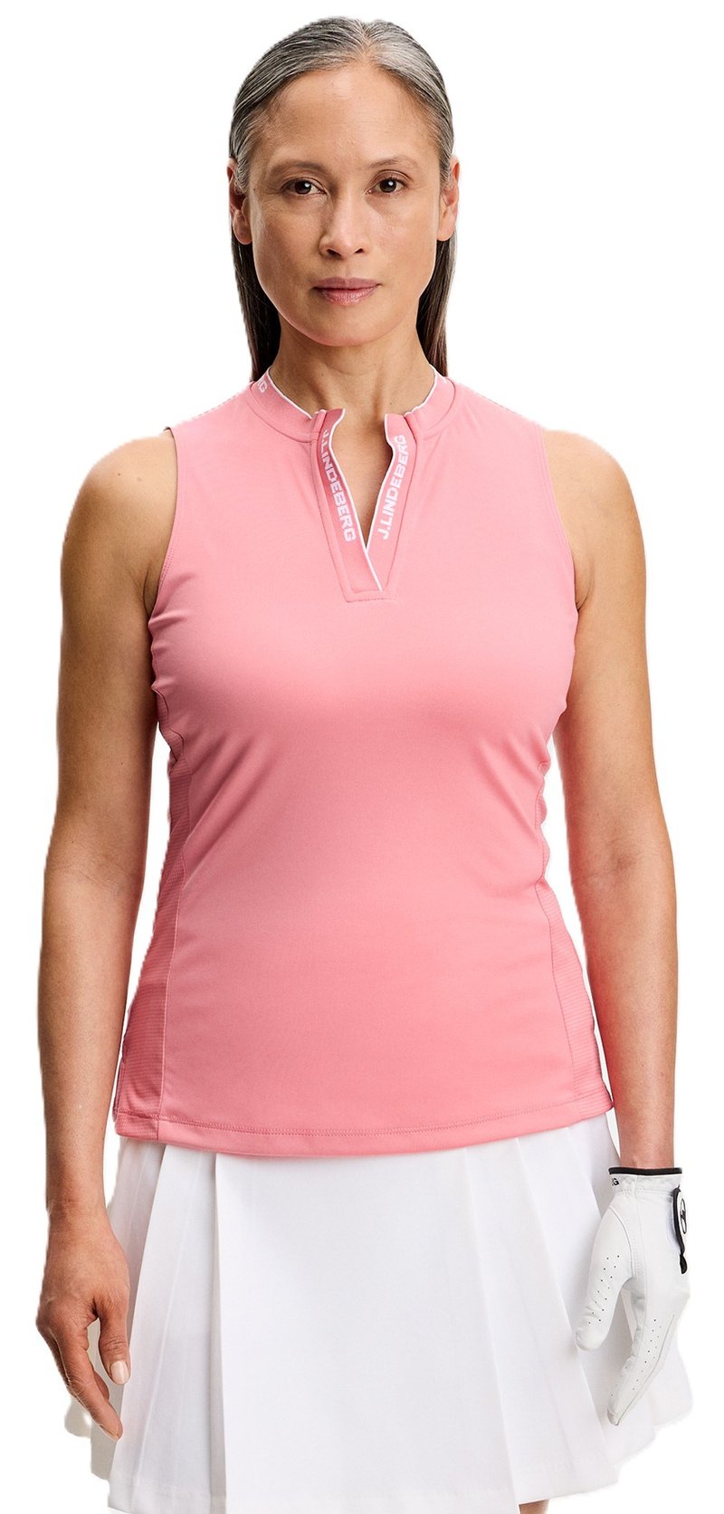 J.Lindeberg Brit spódnica golfowa, flamingo plume