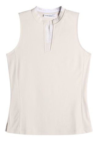 J.Lindeberg Leya Sleeveless damskie polo, moonbeam