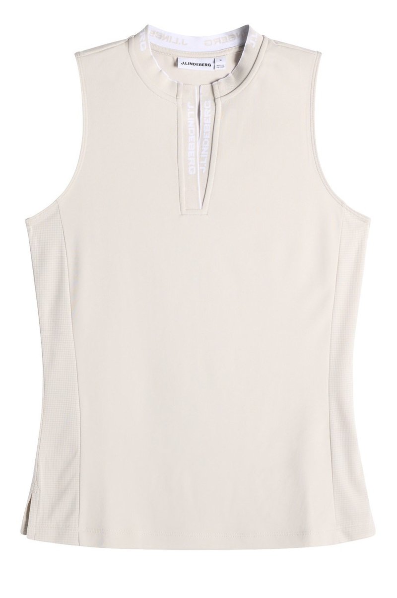 J.Lindeberg Leya Sleeveless damskie polo, moonbeam