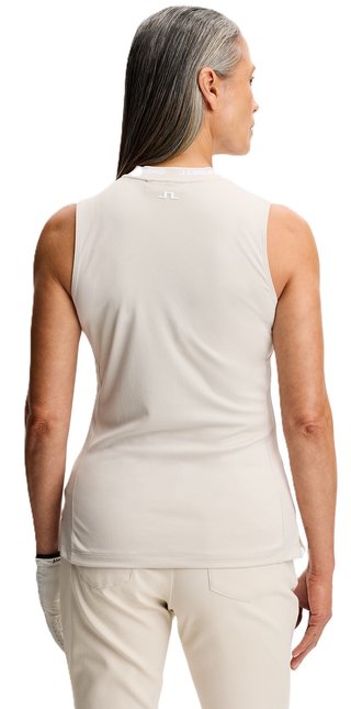 J.Lindeberg Leya Sleeveless damskie polo, moonbeam