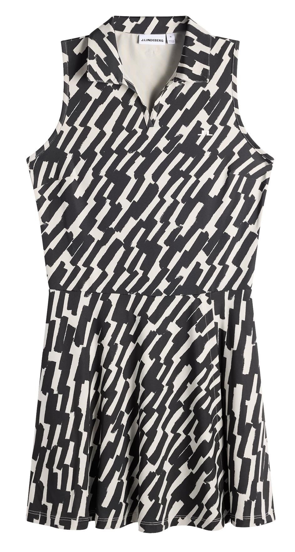 J.Lindeberg Dana Printed sukienka golfowa, oak moonbeam