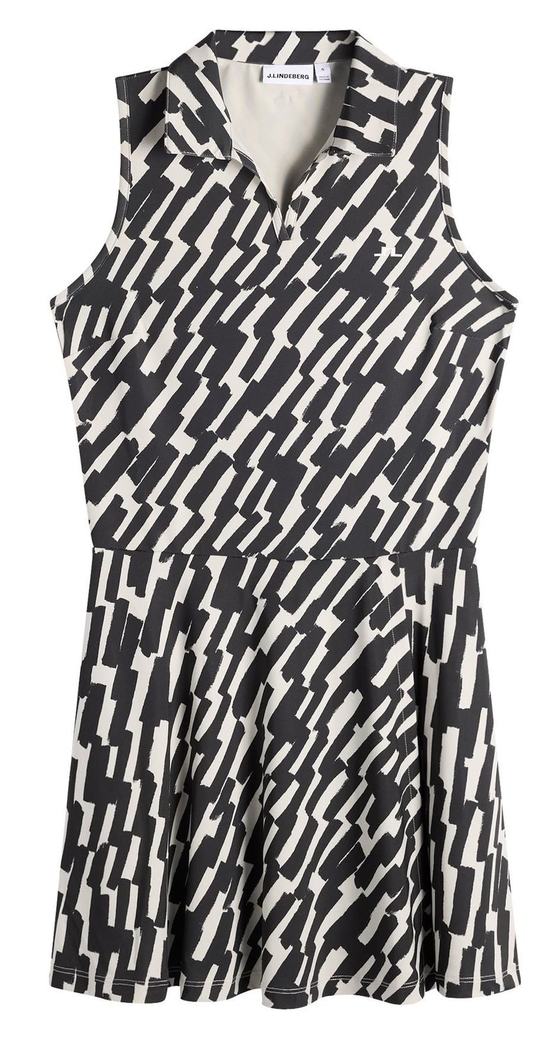 J.Lindeberg Dana Printed sukienka golfowa, oak moonbeam