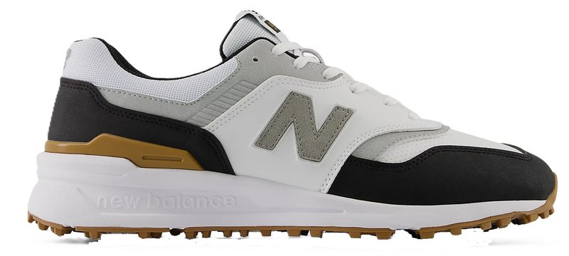New Balance 997 SL męskie buty golfowe, biało/czarne