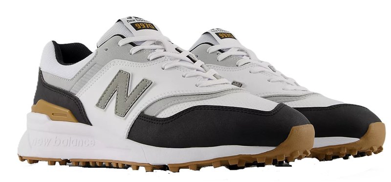 New Balance 997 SL męskie buty golfowe, biało/czarne