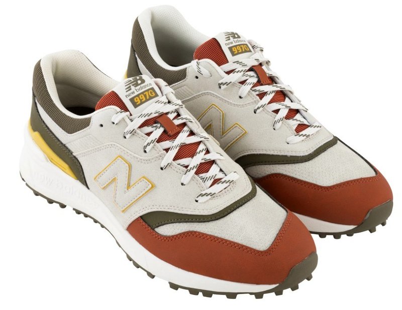 New Balance 997 SL męskie buty golfowe, olive/taupe
